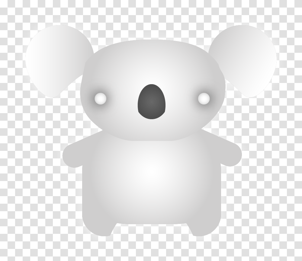 The Ghost Version Of The Koala Illustration, Toy, Plush, Snowman, Nature Transparent Png