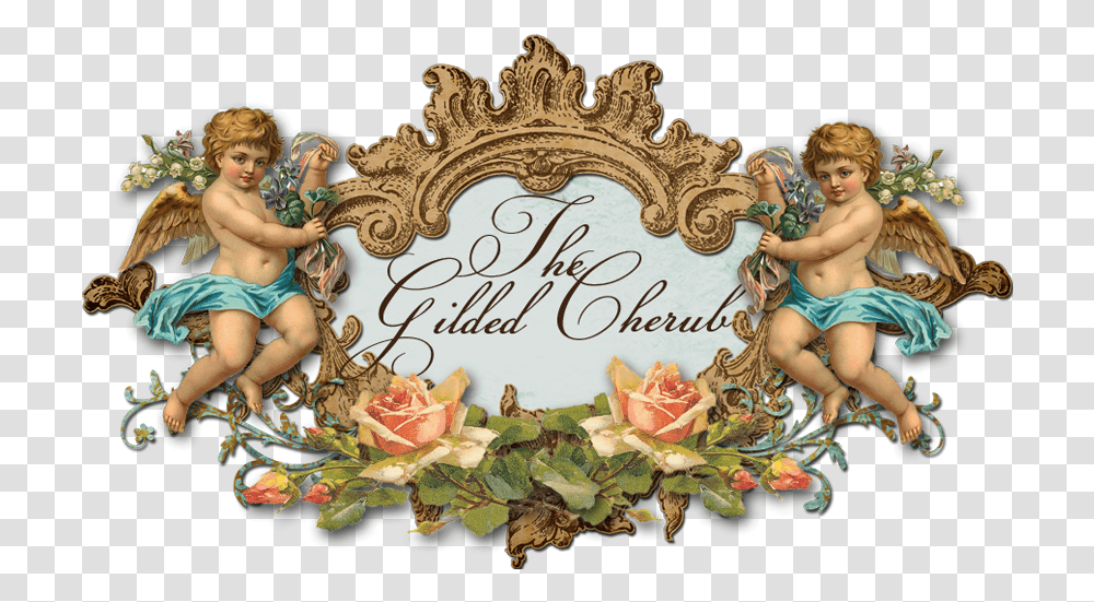 The Gilded Cherub Illustration, Person, Art, Plant, Text Transparent Png