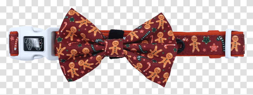 The Gingerbread Man Comfort Dog Collar And Bow Tie Paisley, Accessories, Accessory, Necktie, Belt Transparent Png
