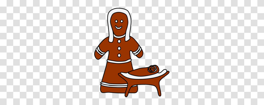 The Gingerbread Man Gingerbread House, Cookie, Food, Biscuit, Elf Transparent Png