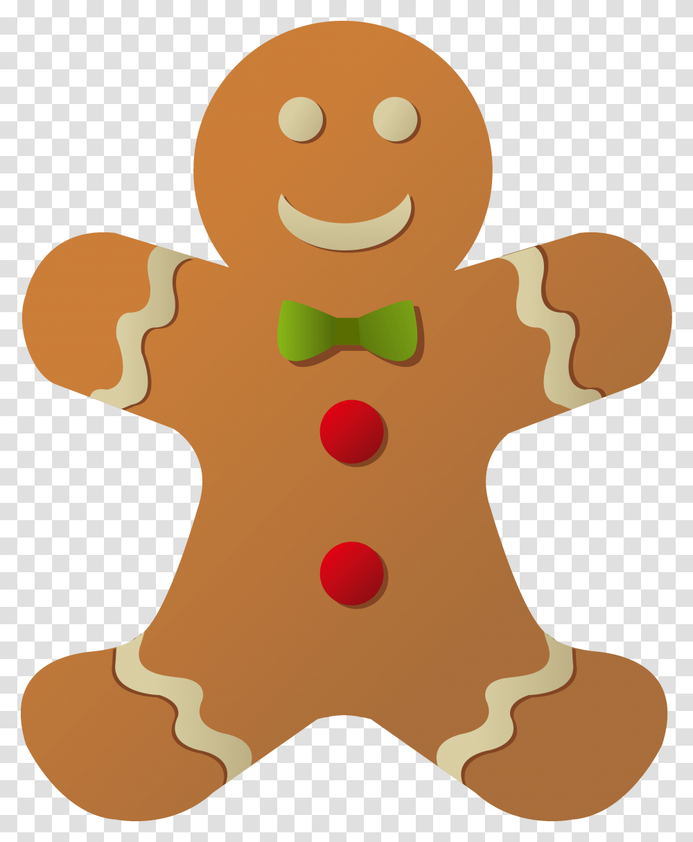 The Gingerbread Man Gingerbread House Santa Claus Gingerbread Man, Cookie, Food, Biscuit, Sweets Transparent Png