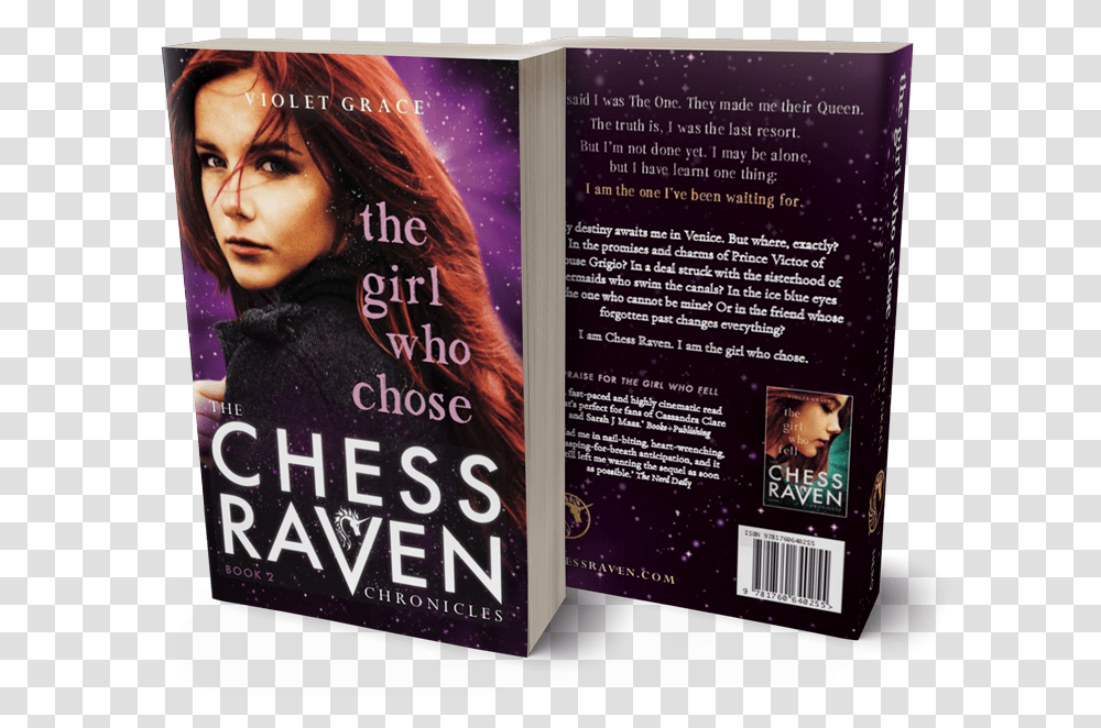 The Girl Who Chose Cover Violet Grace Chess Raven Characters, Advertisement, Flyer, Poster, Paper Transparent Png