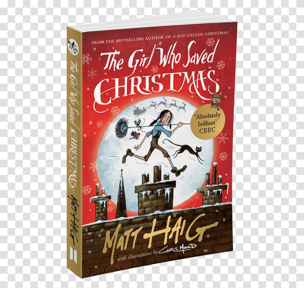 The Girl Who Saved Christmas - Matt Haig's Books Poster, Advertisement, Person, Bird, Animal Transparent Png