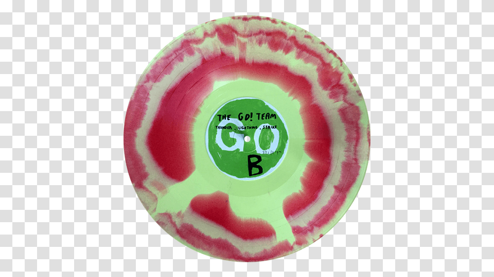 The Go Team Thunder Lightning Strike Colored Vinyl Thunder Lightning Strike Colour Vinyl, Food, Frisbee, Toy, Text Transparent Png
