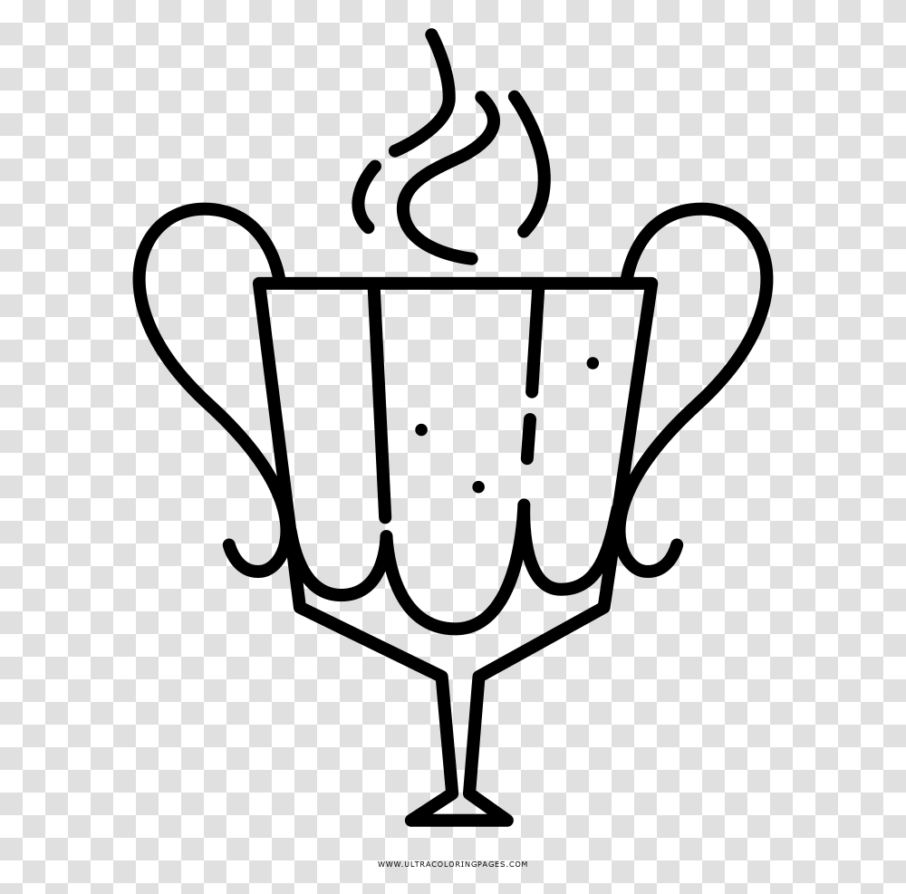 The Goblet Of Fire Coloring, Gray, World Of Warcraft Transparent Png