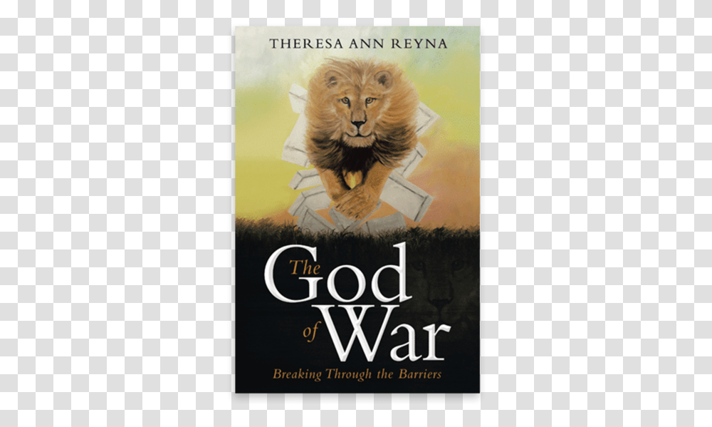 The God Of War East African Lion, Poster, Advertisement, Mammal, Animal Transparent Png