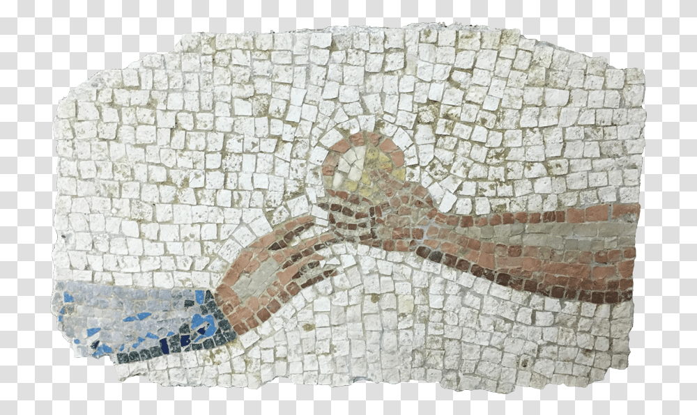 The Golden Apple Mosaic Fragment From The Mosaico De Los Amores Mosaic Fragment, Art, Tile, Snake, Reptile Transparent Png