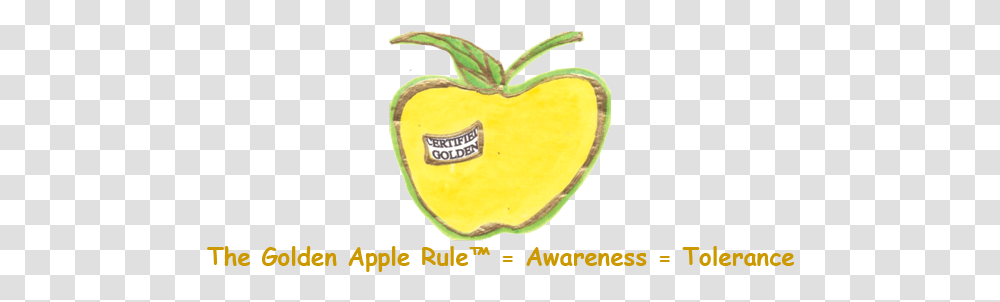 The Golden Apple Rule Cartoon Apple Core, Plant, Text, Peel, Food Transparent Png