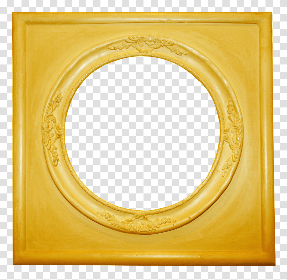 The Golden Pattern Frame Free Layer Design Free, Painting, Logo Transparent Png