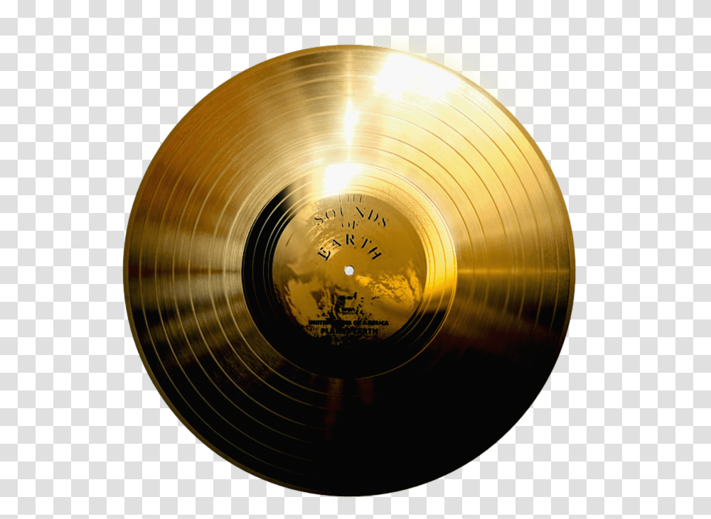 The Golden Record Voyager Golden Record, Lamp, Gold Medal, Trophy Transparent Png