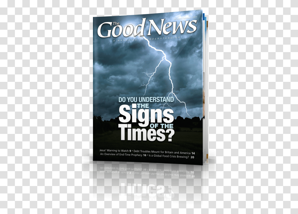 The Good News January February Signs Of The Times, Nature, Outdoors, Storm, Thunderstorm Transparent Png