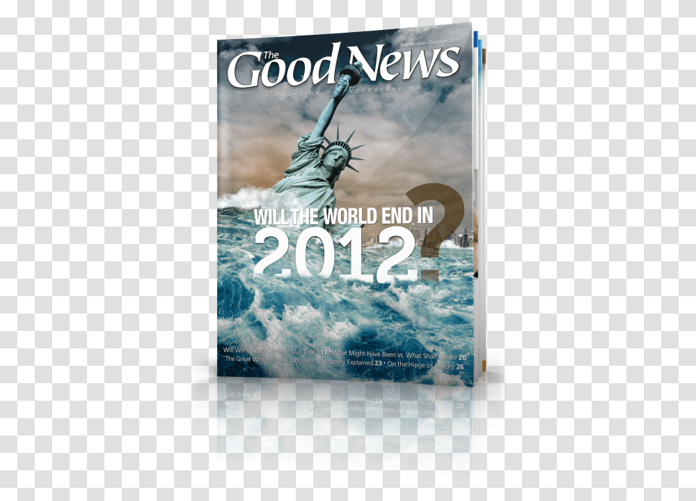 The Good News September October Statue Of Liberty, Nature, Poster, Advertisement, Ice Transparent Png