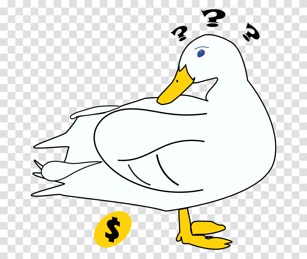 The Goose Or Duck That Laid Golden Eggs Duck, Bird, Animal Transparent Png