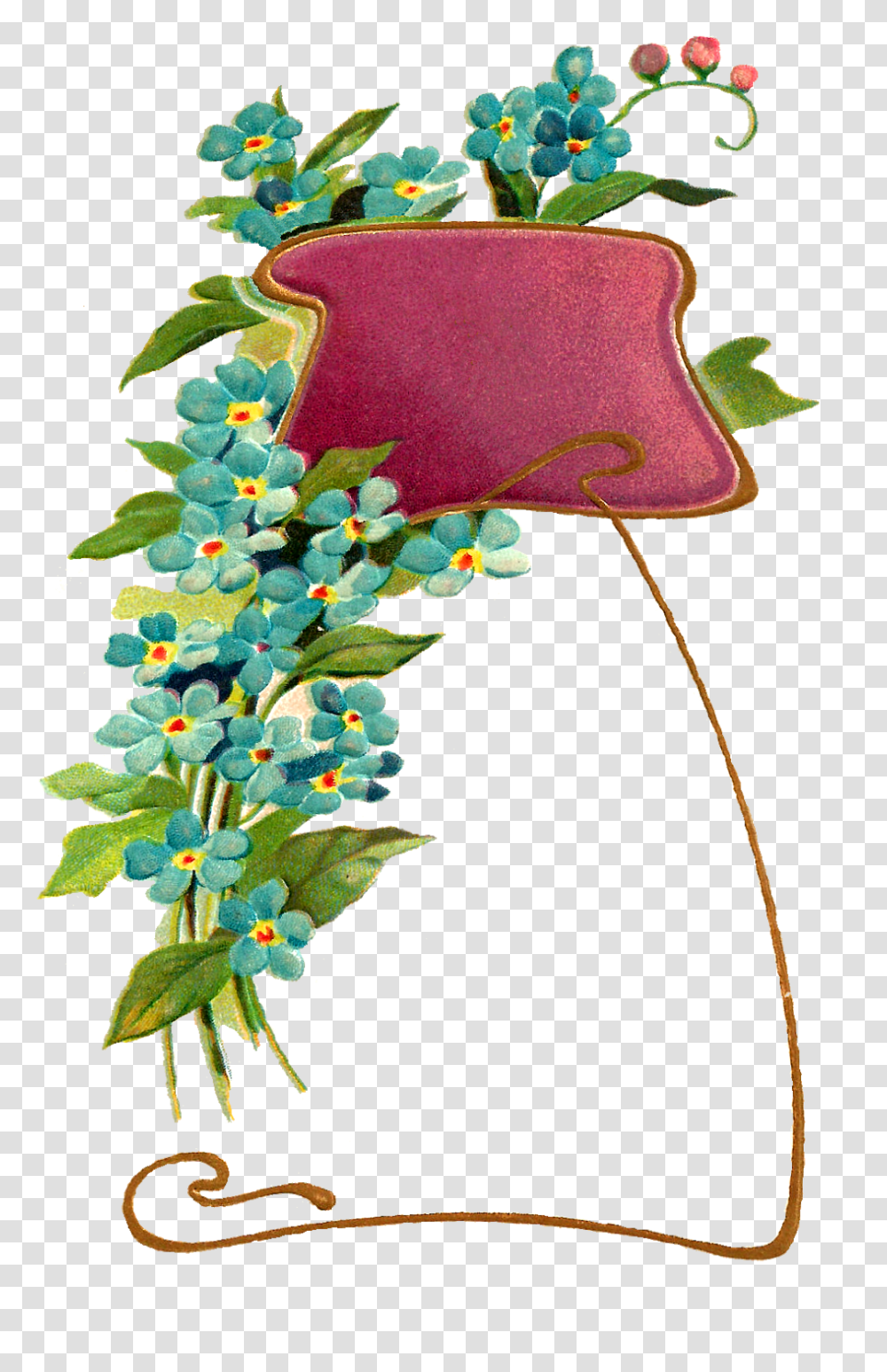 The Graphics Monarch Botanical Art Flower Digital Frame, Plant, Pollen, Petal, Pattern Transparent Png
