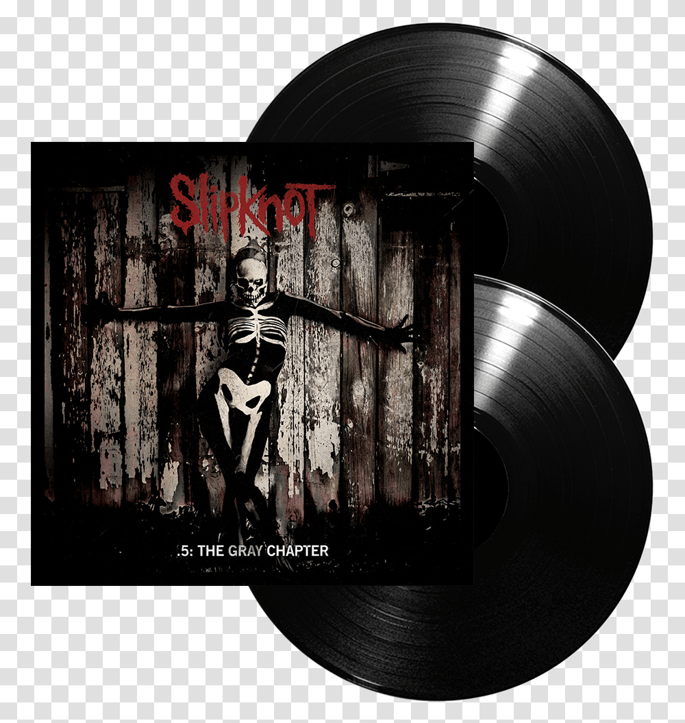 The Gray Chapter Black Vinyl Slipknot 5 The Gray Chapter Cover, Person, Human, Disk, Dvd Transparent Png