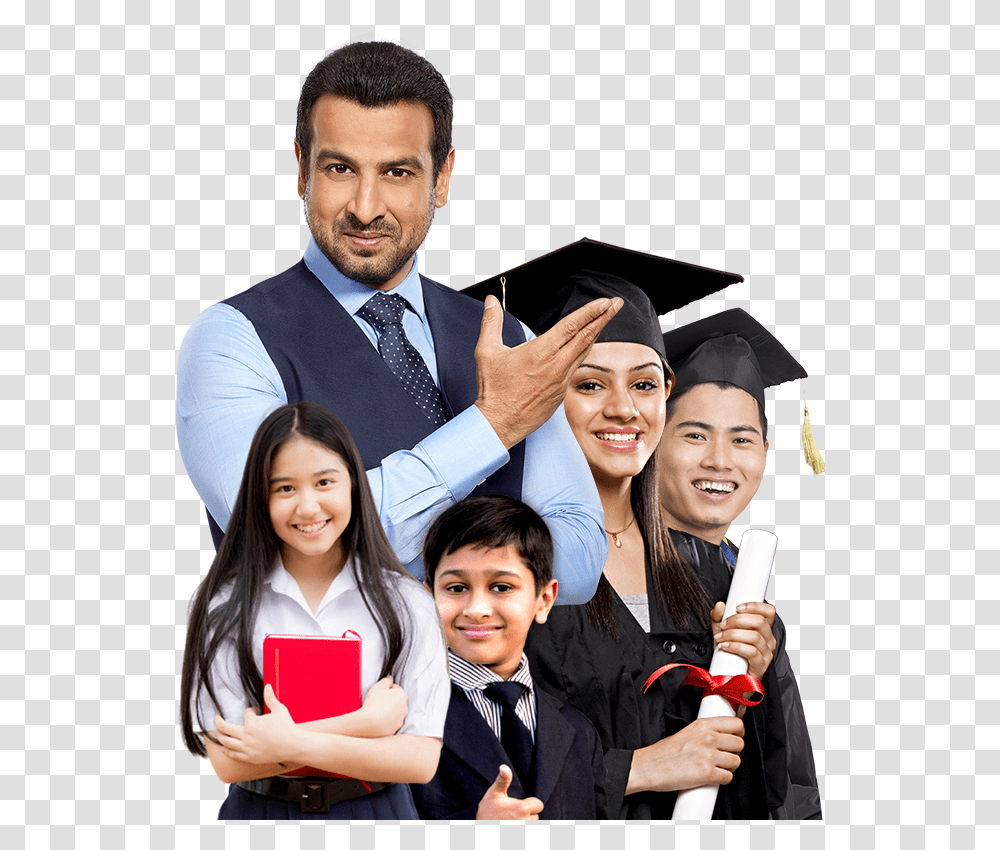 The Great India Education Fair Style Graduation, Tie, Accessories, Accessory, Person Transparent Png
