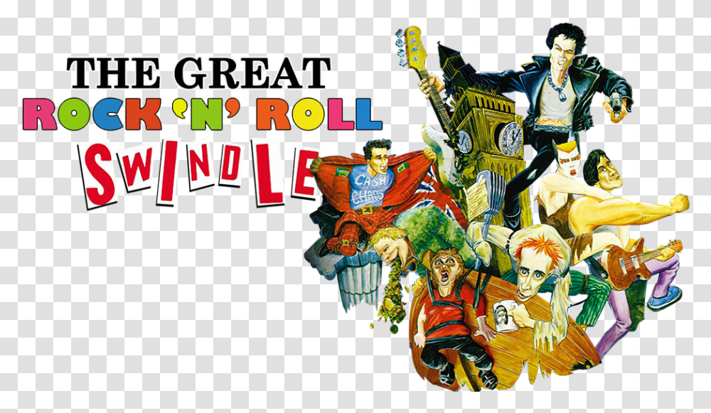 The Great Rock Quotn Sex Pistols The Great Rock N Roll Swindle Poster, Person, Comics, Book Transparent Png