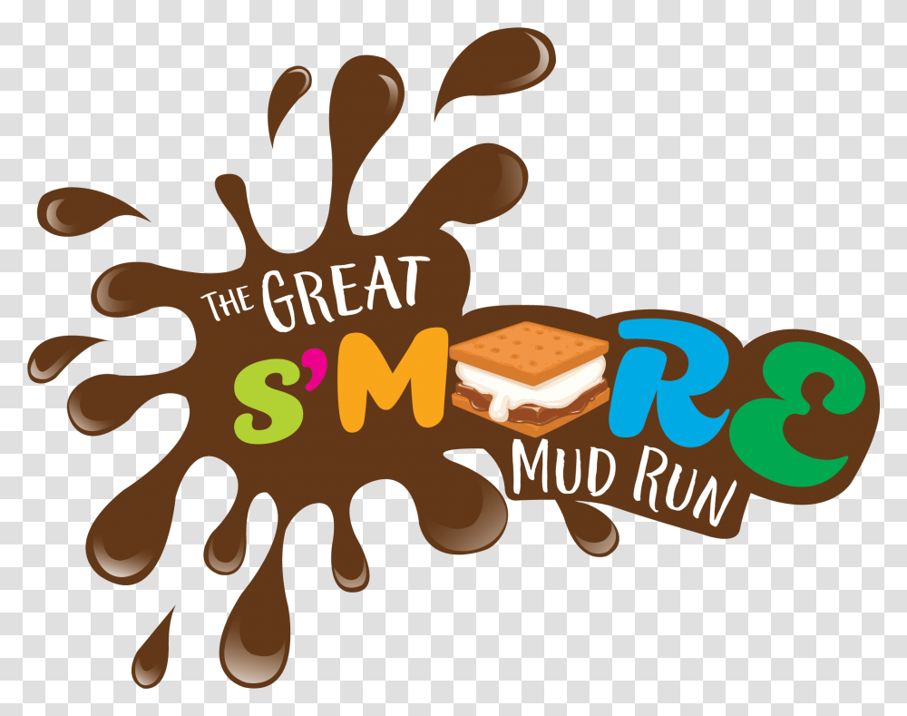 The Great S More Mud Run Illustration, Food, Sweets, Snack Transparent Png