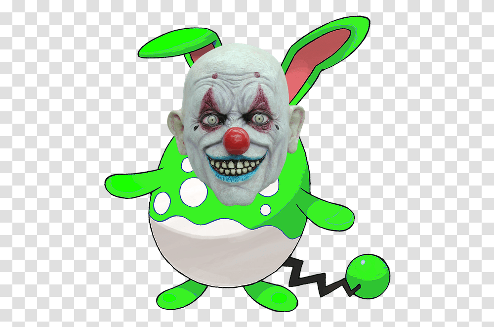The Green Azumarill Is A Clown By Thegreenazumarill Creepy Clown Mask, Performer, Person, Human Transparent Png