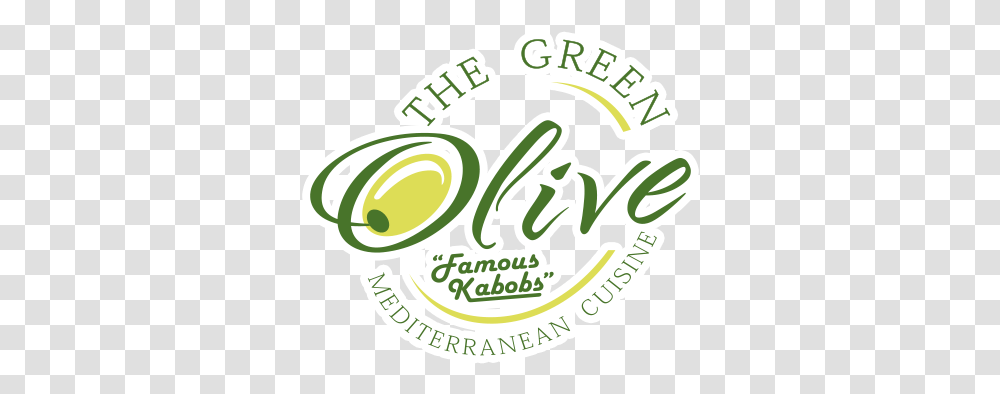 The Green Olive Kabob Icon, Label, Text, Sticker, Meal Transparent Png