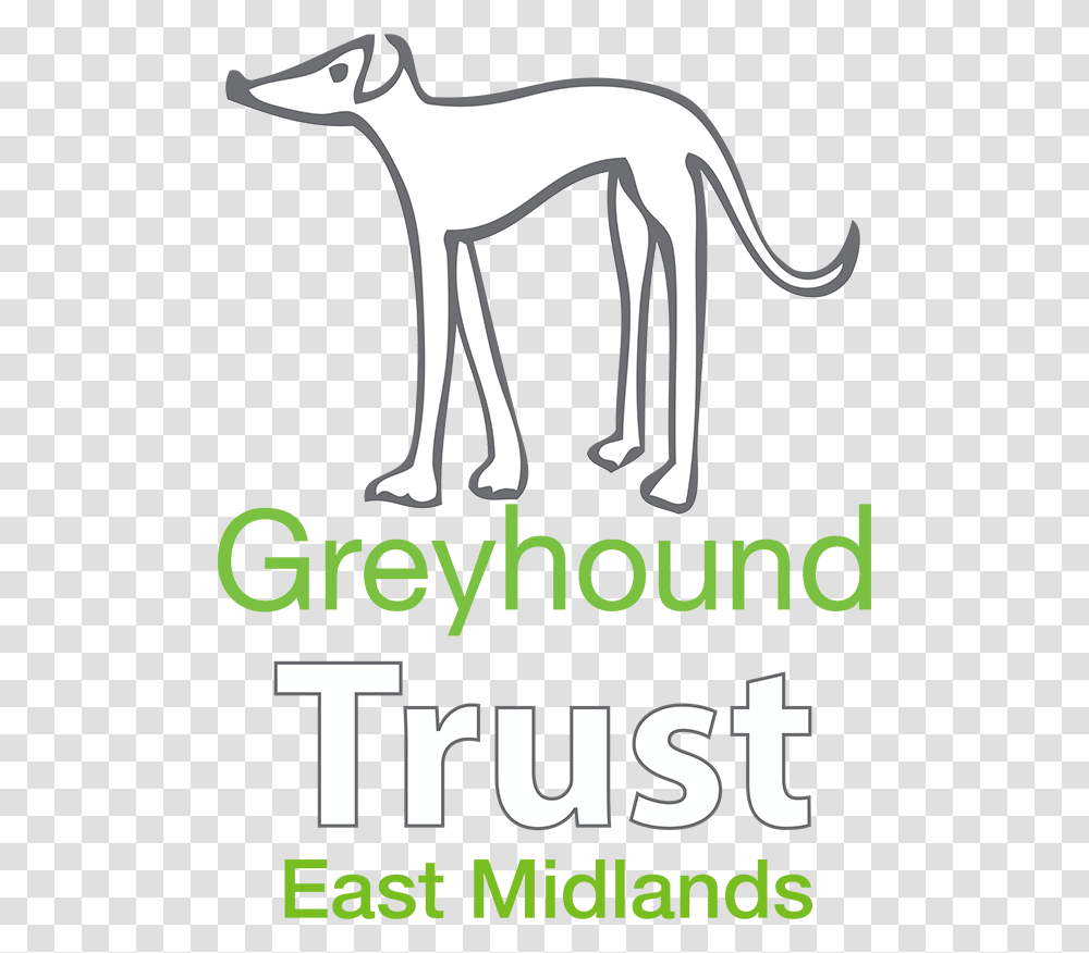 The Greyhound Trust East Midlands Retired Greyhound Trust, Logo, Label Transparent Png
