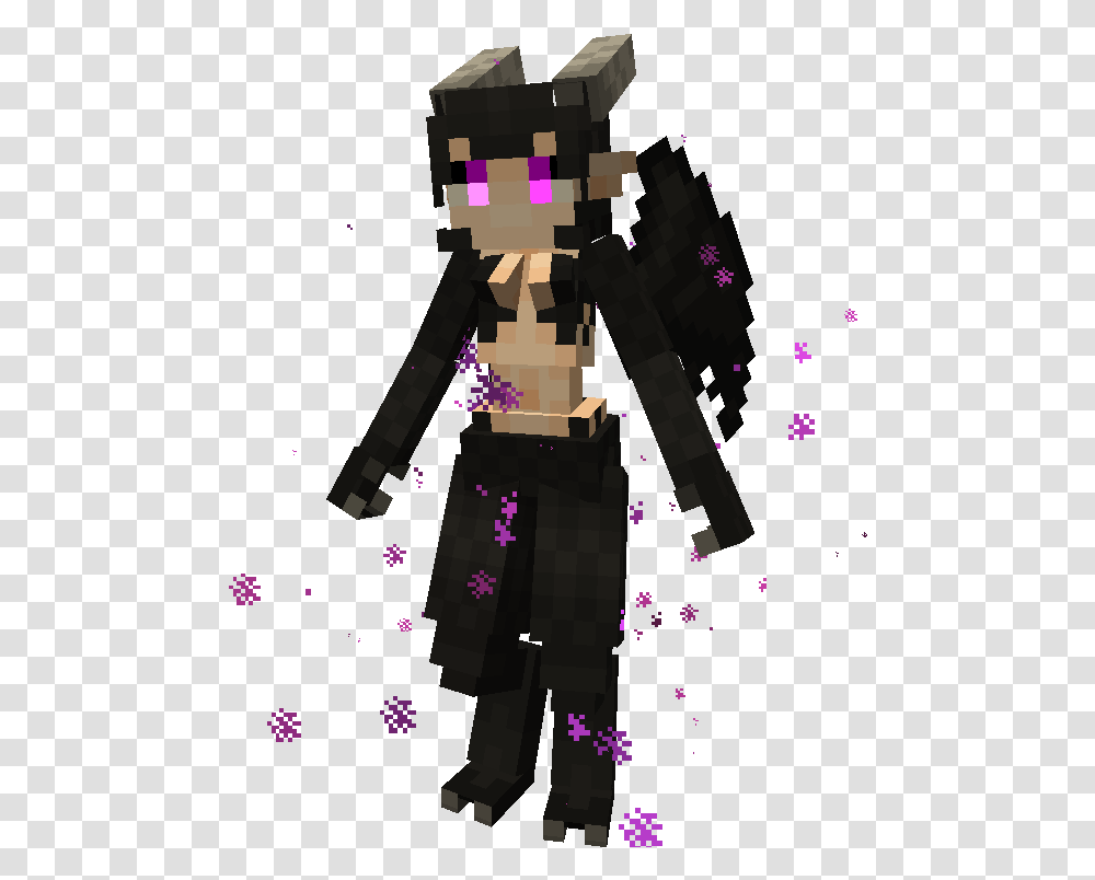 The Grimoire Of Gaia Wiki Minecraft Ender Dragon Girl, Costume, Ninja, Robe Transparent Png