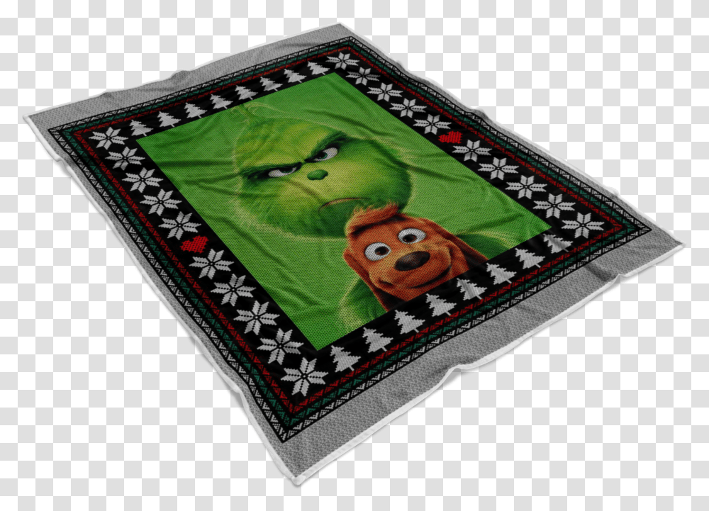 The Grinch Fleece Blanket Eurasian Red Squirrel, Rug, Quilt, Cushion Transparent Png