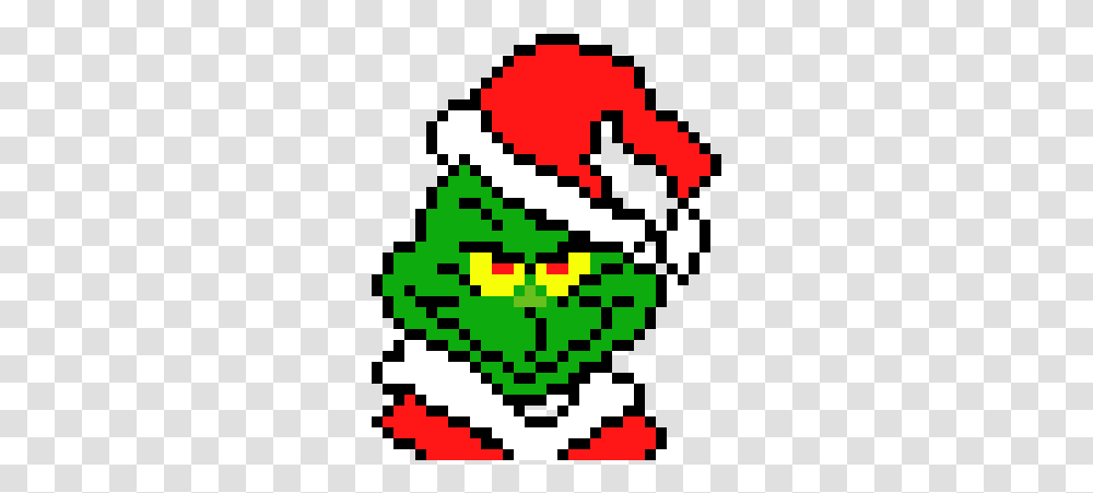 The Grinch Pixel Art Maker Christmas Pixel Art Grinch, Rug, Ornament, Graphics, Tree Transparent Png