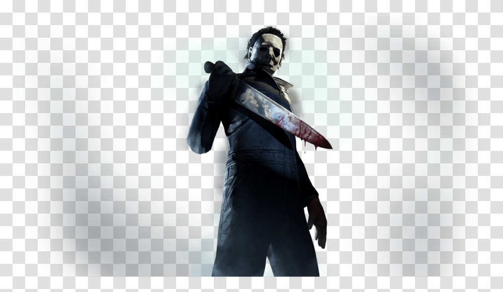 The Halloween Chapter Halloween Michael Myers Dbd, Person, Helmet, Clothing, Blade Transparent Png