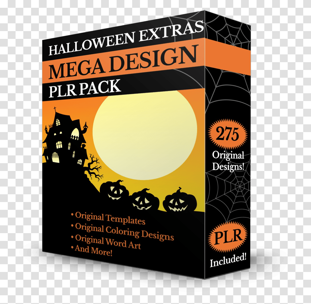 The Halloween Extras Mega Design Plr Pack Horizontal, Advertisement, Poster, Flyer, Paper Transparent Png