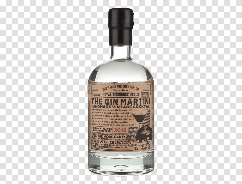 The Handmade Cocktail Company The Gin Martini Gin Gin, Liquor, Alcohol, Beverage, Drink Transparent Png