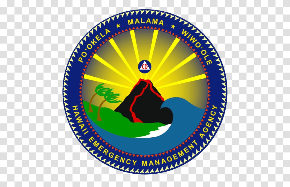 The Hi Ema Official Emblem Hawaii Emergency Management Agency, Logo, Trademark, Badge Transparent Png