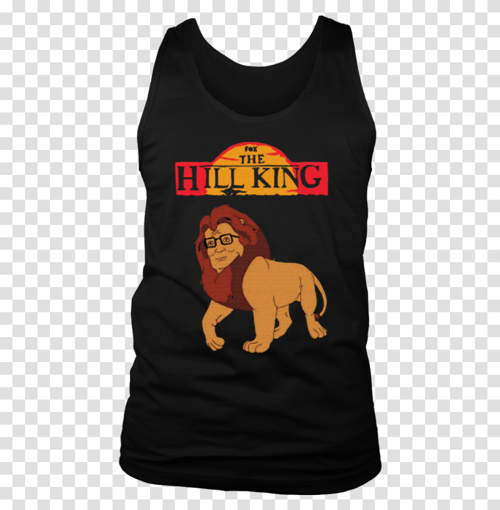 The Hill King Bobby Hill Lion King Style T Shirt T Shirt, Apparel, Cushion, Person Transparent Png