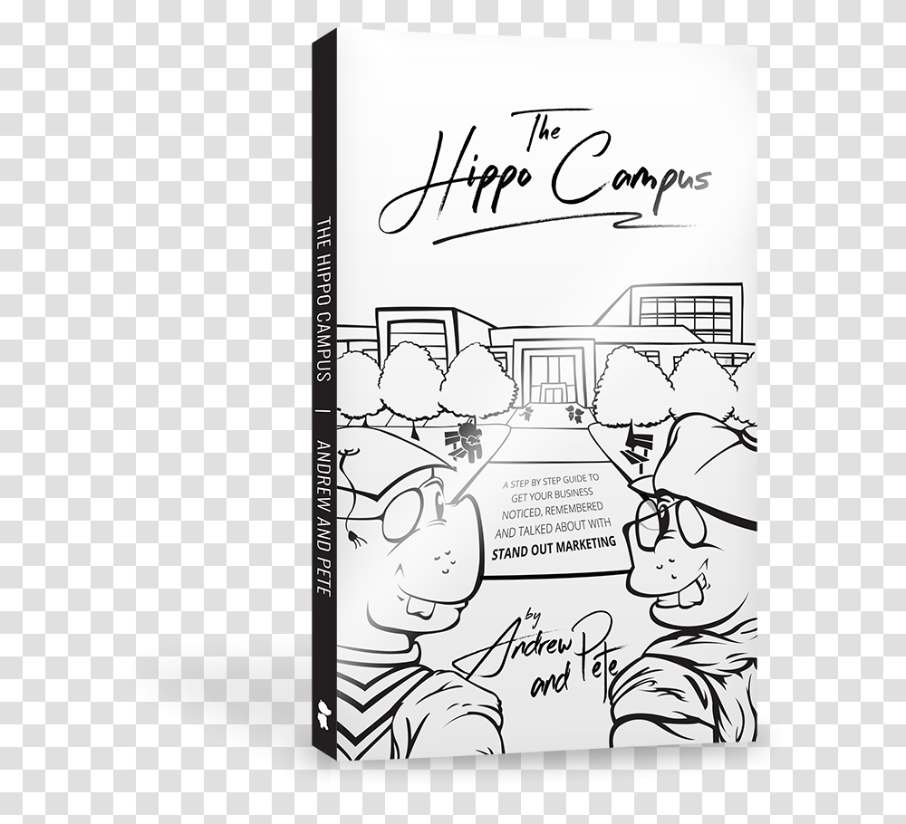 The Hippo Campus Book Cover 3d Render Smaller Cartoon, Comics, Handwriting, Manga Transparent Png