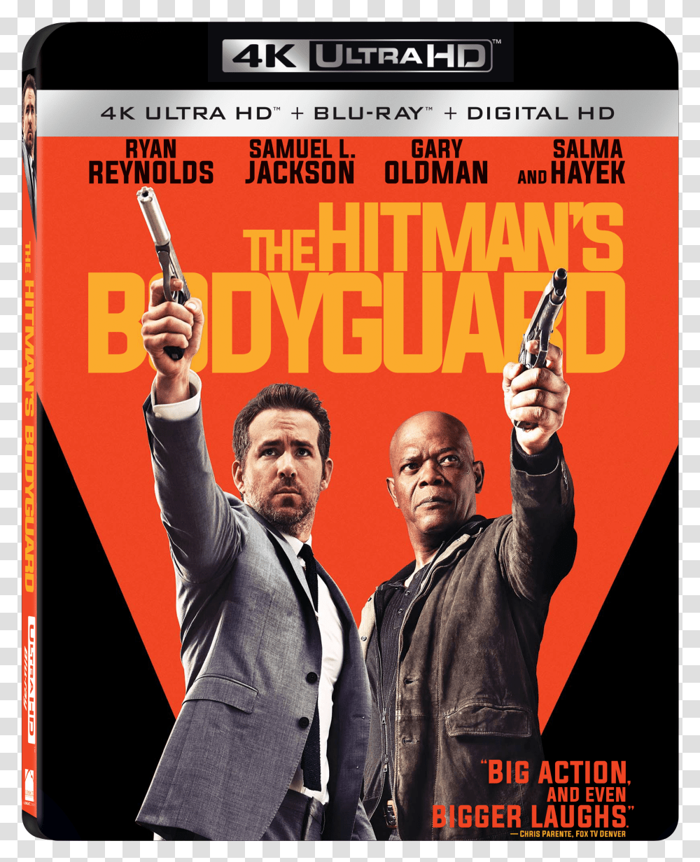 The Hitman's Bodyguard 4k Ultra Hdblu Raydigital Hitman's Bodyguard 4k Blu Ray Transparent Png