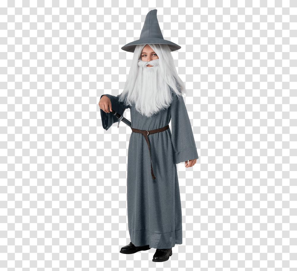 The Hobbit Boys Gandalf Costume, Person, Hat, Cape Transparent Png