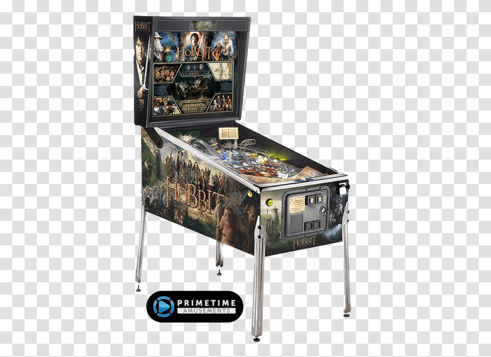 The Hobbit Pinball Hobbit Black Arrow Edition Full Size Hobbit Smaug Edition Pinball, Arcade Game Machine Transparent Png
