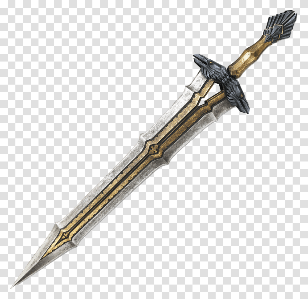 The Hobbit Regal Sword Of Thorin Oakenshield Sgraffito Tool Ceramics, Blade, Weapon, Weaponry, Knife Transparent Png