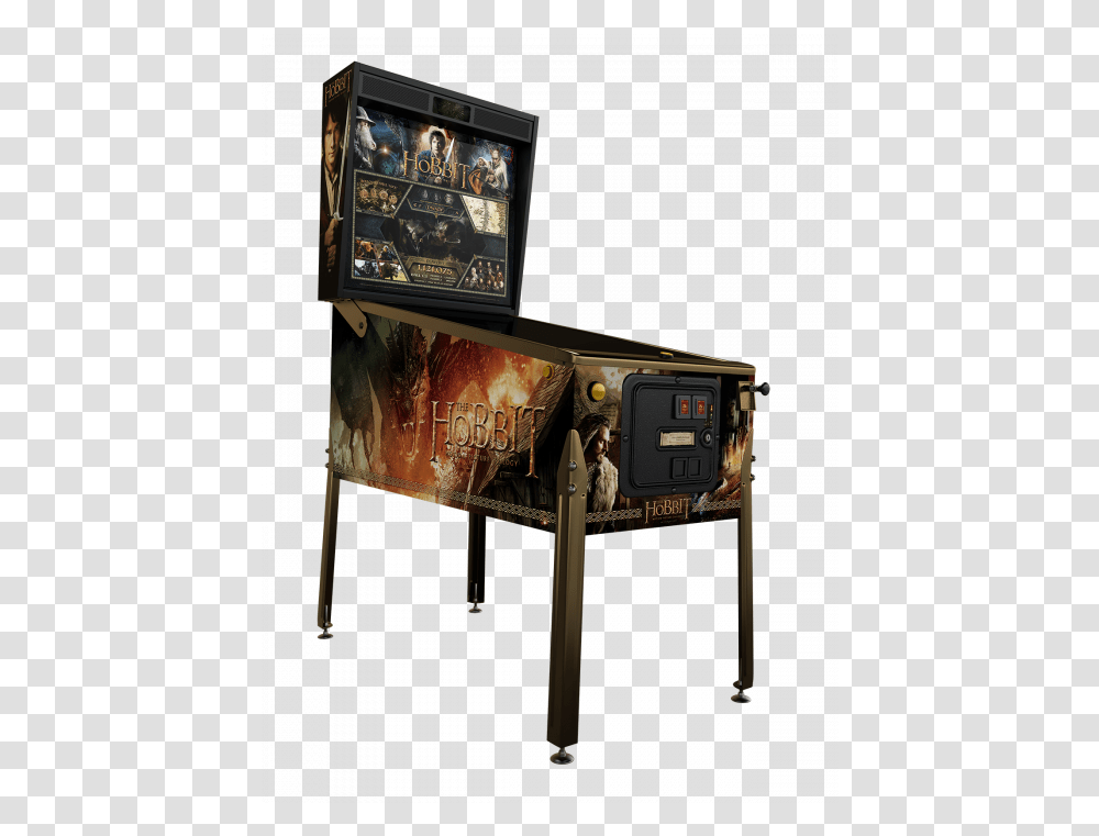 The Hobbit Smaug Gold Special Edition Flipper Le Hobbit Smaug Edition, Arcade Game Machine, Person, Human Transparent Png
