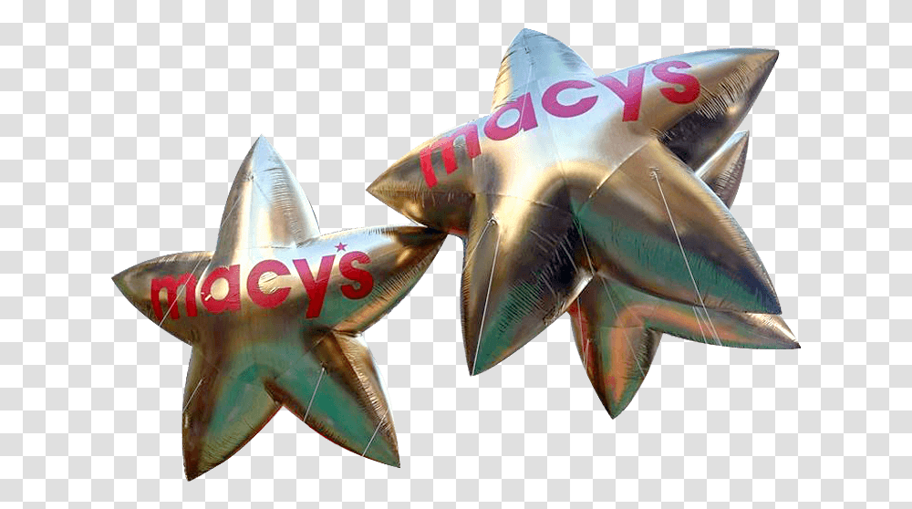The Holidays Are Here Macys Thanksgiving Parade 2019 Gold Stars, Star Symbol, Animal, Fish Transparent Png