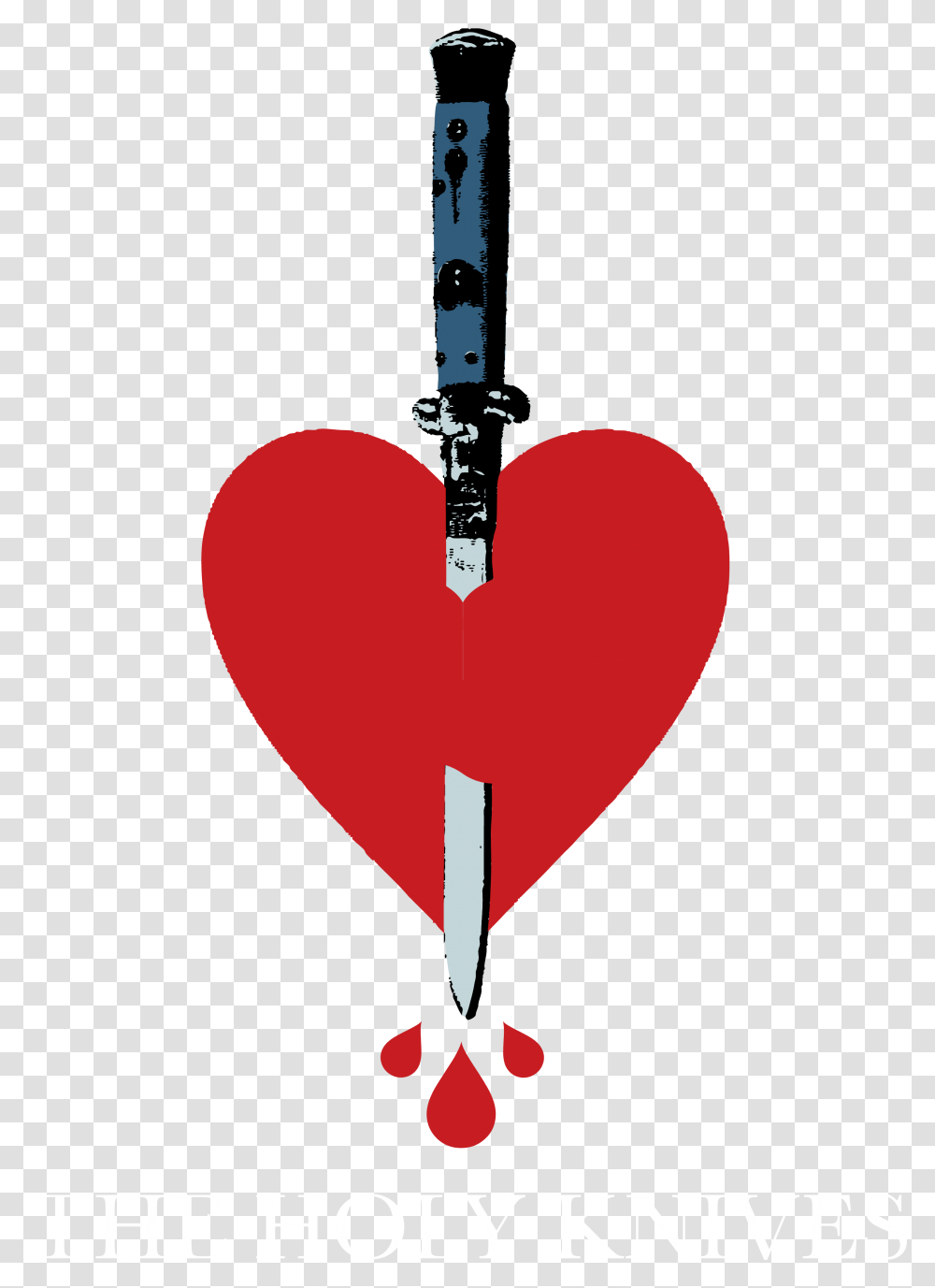 The Holy Knives Heart, Weapon, Weaponry, Label Transparent Png