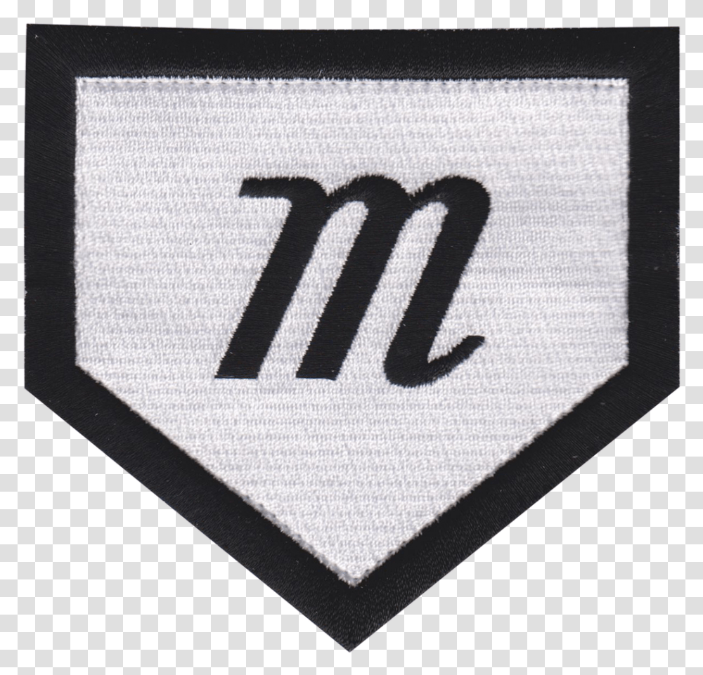 The Home Plate Patch Features The Marucci M Marucci Shirt, Rug, Number Transparent Png