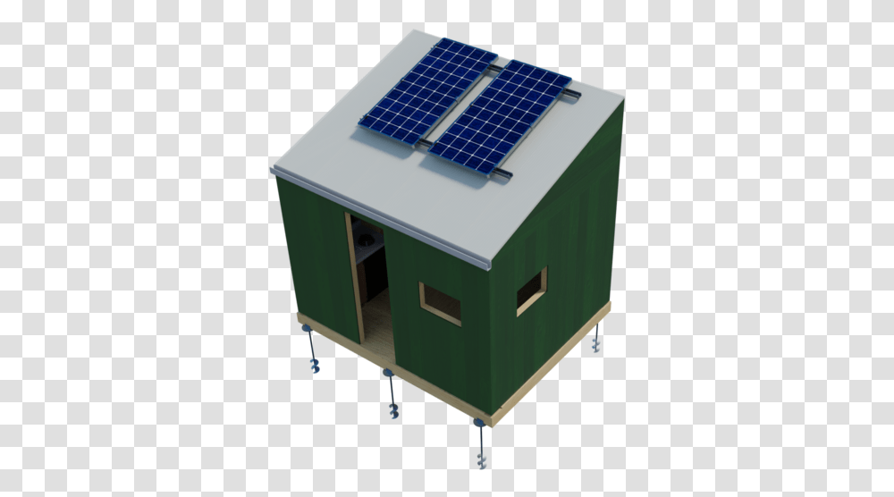 The Hub Includes Solar Panels That Provide All Of The, Electrical Device, Housing, Building Transparent Png
