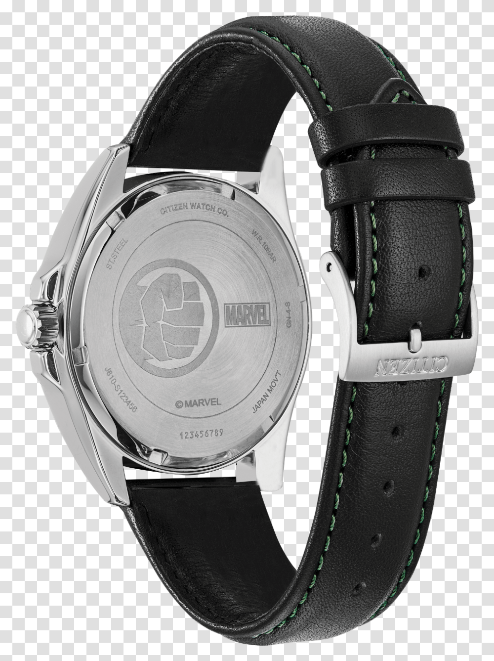 The Hulk Back Watch Aw1431, Wristwatch, Digital Watch Transparent Png