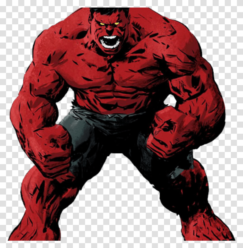 The Hulk Clipart Red Hulk, Person, Sweatshirt, Sweater Transparent Png