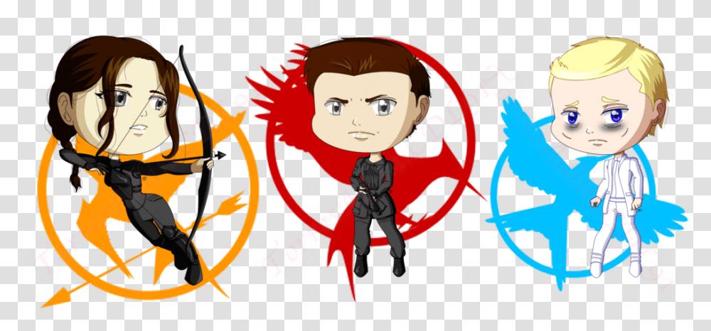 The Hunger Games Chibies, Person, Cupid, Outdoors Transparent Png