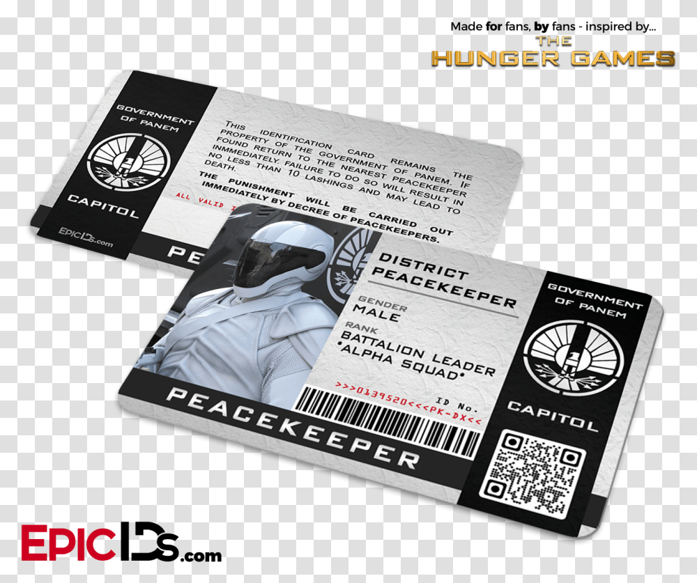 The Hunger Games Inspired Peacekeeper Security Id Santa Clarita Diet Real Estate, Flyer, Poster, Paper, Advertisement Transparent Png