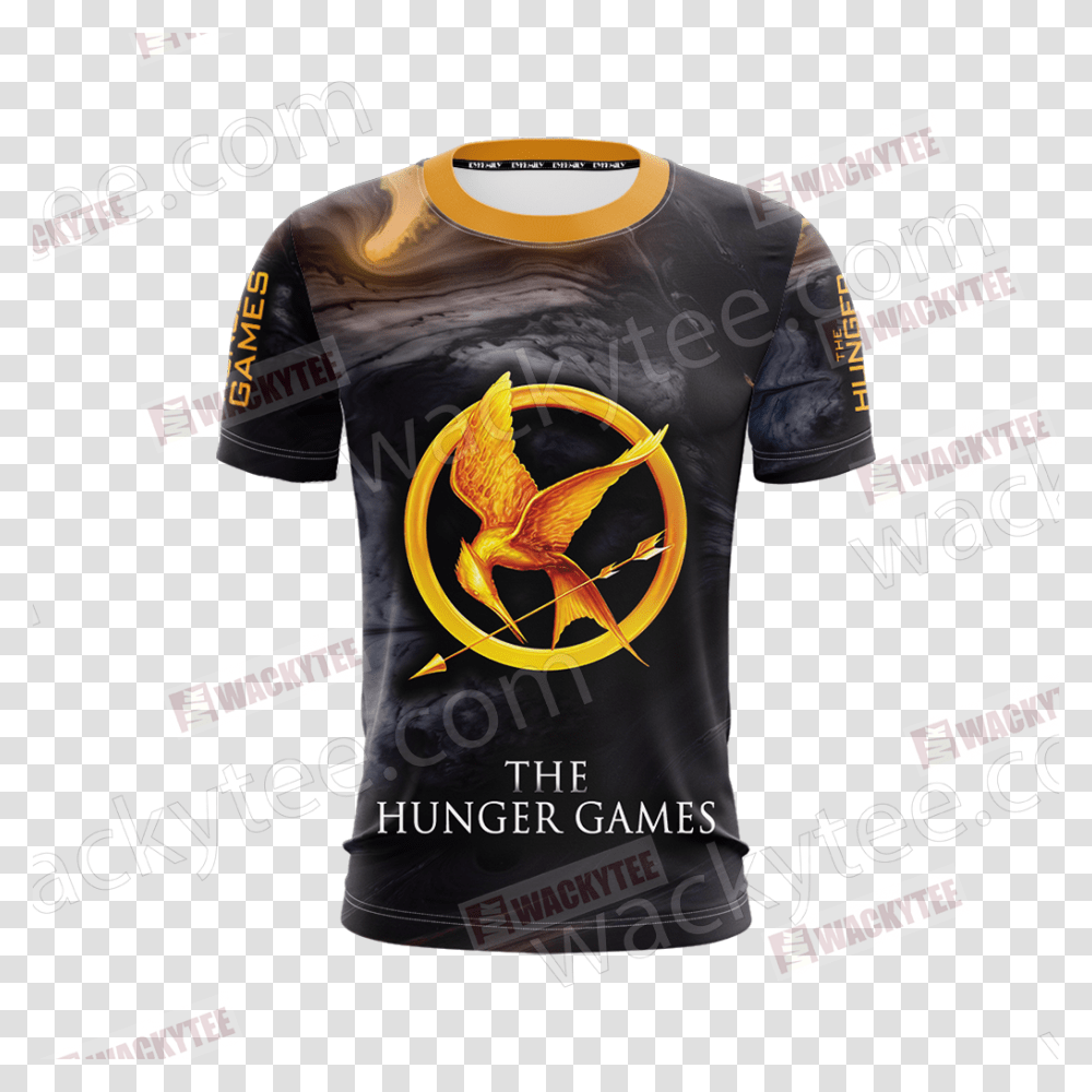 The Hunger Games Unisex 3d T Shirt Classic Book Hunger Games Book Cover, Apparel, Jersey, T-Shirt Transparent Png