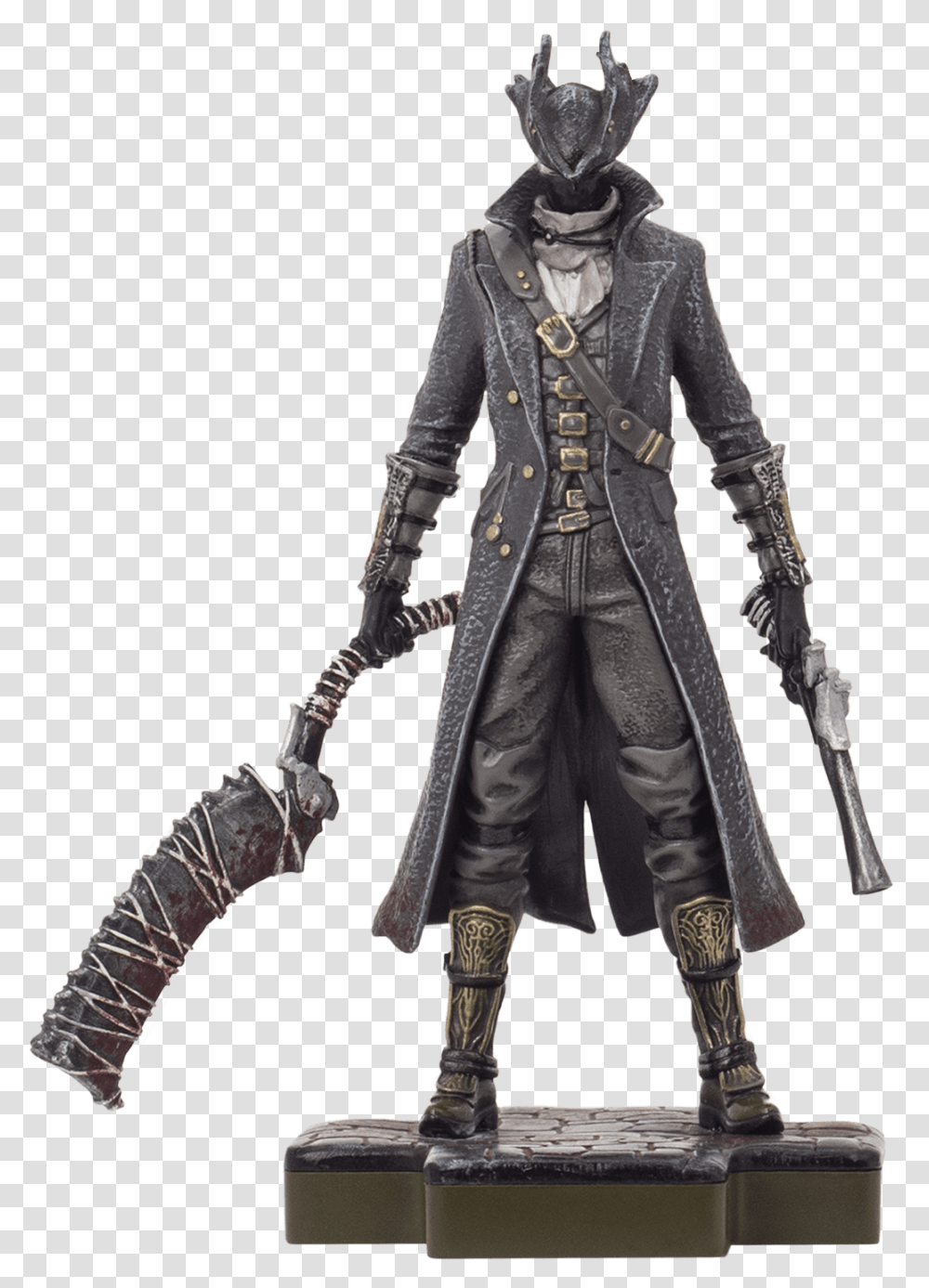 The Hunter Bloodborne Totaku Figure, Person, Overcoat, Long Sleeve Transparent Png