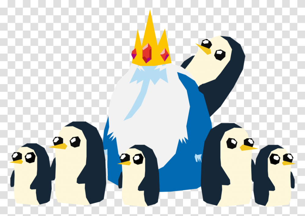 The Ice King's Penguins By Samueljellis Adventure Time Ice King Penguins, Bird, Animal Transparent Png